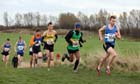 nick Swinburn (Morpeth) leads the senior mens North Eastern Cross Country, Champs., Temple Park, South Shields. Photo: David T. Hewitson/Sports for All Pics